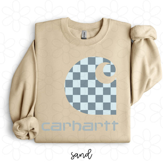 Carhartt Blue Checkered PRE-ORDER