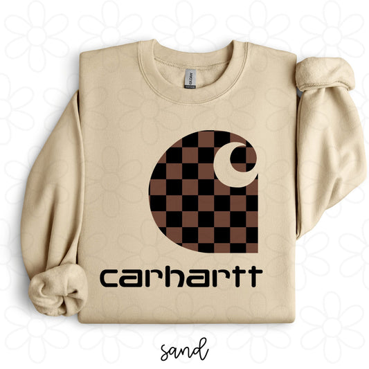 Carhartt Brown Checkered PRE-ORDER